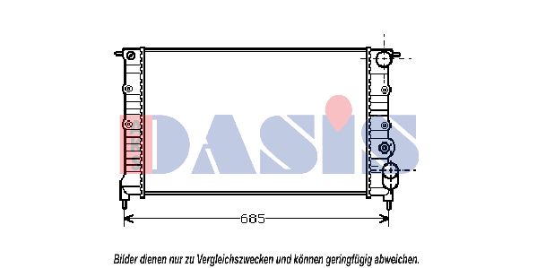 AKS DASIS Radiators, Motora dzesēšanas sistēma 180840N